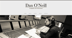 Desktop Screenshot of danoneillmusic.com